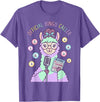 Cute Bingo Caller Activity Staff Gear Official Bingo Caller Llama Funny Activity Director Alpaca T-Shirt - Purple Heather