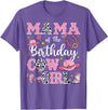 Birthday Girl CowGirl Matching Family Mama Of The Birthday Cow-Girl Rodeo Cow Girl Birthday T-Shirt - Purple Heather