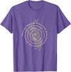Down the Rabbit Hole. Alice in Wonderland T-Shirt in Purple Heather