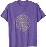 Down the Rabbit Hole. Alice in Wonderland T-Shirt in Purple Heather