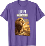 Lions Lion Lovers Shop Lions Lion Whisperer T-Shirt - Purple Heather