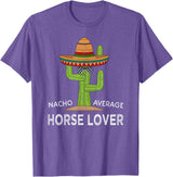 Cartba Horse Co. Funny Horse Lover Ranch Equestrian T-Shirt - Purple Heather