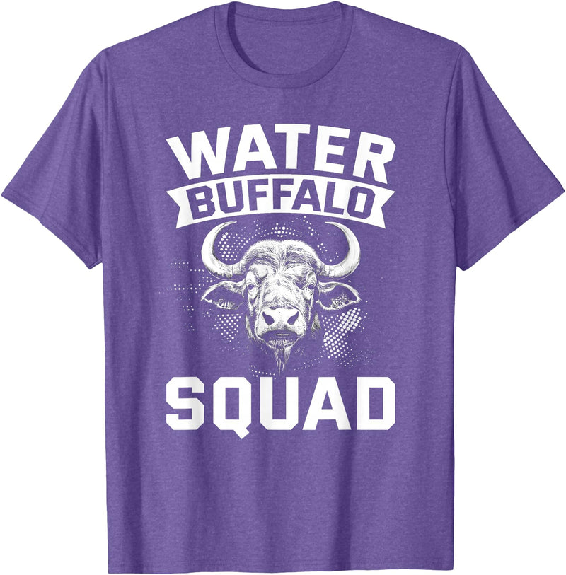 Water Buffalo Carabao Breeder Carabao Water Buffalo Ox National Park T-Shirt - Purple Heather