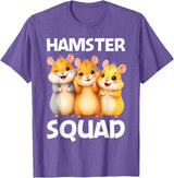 Cute Hamster Design for Men Women Kids Dwarf Hamster Lovers T-Shirt - Purple Heather