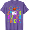 Coquette Halloween Nurse Aide Ghost Spooky Nurse Aide Halloween Nursing Aide Preppy T-Shirt - Purple Heather