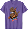 Russian Language Bear Clothing Funny Traditional Russian Bear Russian Soul T-Shirt - Purple Heather