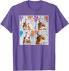Animal Photobooth Love Guinea Pigs Men Women Kids Funny Guinea Pig Face Pet Cavy Mom Guinea Pig Birthday T-Shirt - Purple Heather