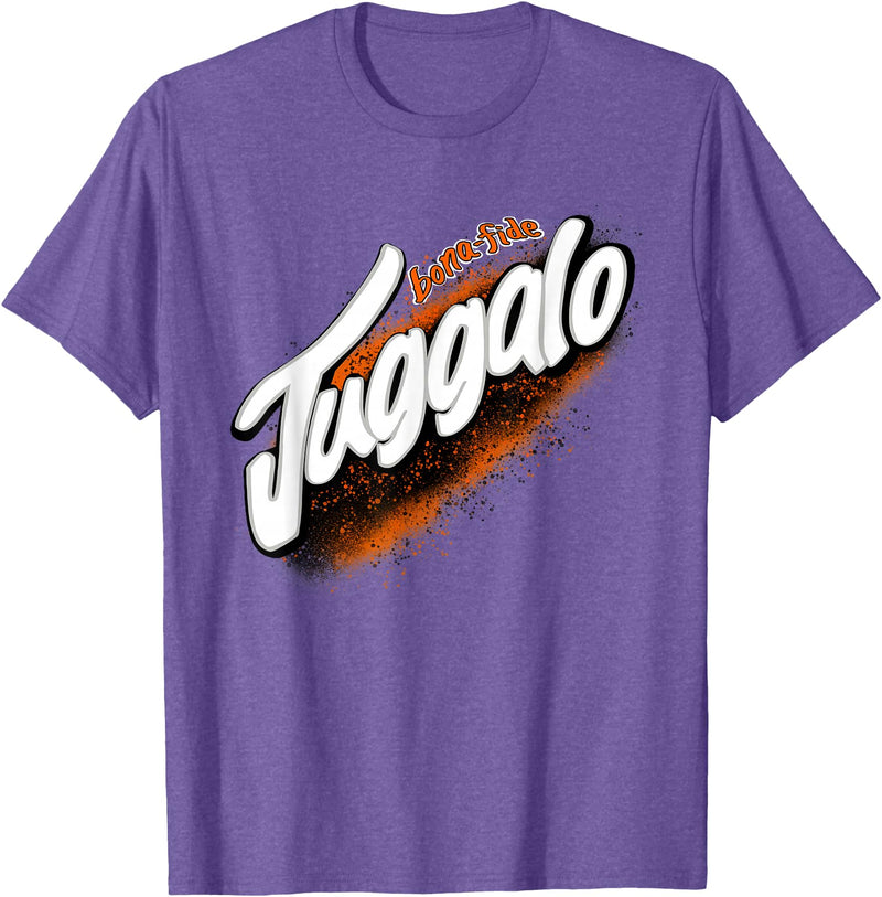Juggalo Halloween Juggaooze Design Monster Splash Graffiti T-Shirt - Purple Heather