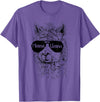 Mama Llama Funny Animal Apparel Llama Lover Mama Llama T-Shirt - Purple Heather