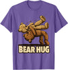 Bear Hug Wrestling Bear Hug - Wrestling bears T-Shirt - Purple Heather