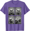 Funny Bear PhotoBooth Stuff Accessories & Gifts Bear PhotoBooth Sunglasses Funny Dab Bears Lover T-Shirt - Purple Heather