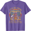 Let's Go Hiking Worst Case Scenario You Get Eaten By A Bear T-Shirt - Purple Heather