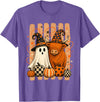 Spooky Highland Cow Heifer Funny Halloween Spooky Season T-Shirt - Purple Heather
