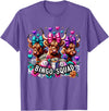 Highland Cow Bingo Player Gambler Lottery Player Highland Cow Bingo Squad Player Gambler Lottery Game Lovers T-Shirt -
