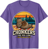Chonkers The Sea Lion San Francisco Funny Seal Tee Chonkers The Sea Lion San Francisco Funny Seal T-Shirt - Purple Heather