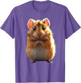 Hamster Rodent Field Hamster Cute Hamster T-Shirt - Purple Heather