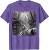 Halloween Ghost Cat Selfie Forest Lat Halloween Ghost Cat Forest Selfie Scared Men Women Kid T-Shirt - Purple Heather