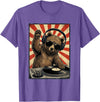 Bear DJ Stuff & Accessories Cool Retro Bear DJ Funny Bears Music Men Women Kids T-Shirt - Purple Heather