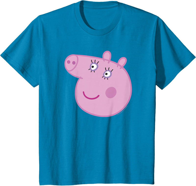 Peppa Pig Mummy Pig Head Shot T-Shirt - Sapphire Blue