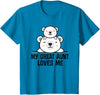 Homewise Shopper Great Aunt My Great Aunt Loves Me Bear T-Shirt - Sapphire Blue