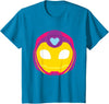 Marvel Iron Man and His Awesome Friends Ironheart Big Face T-Shirt - Sapphire Blue