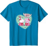 Peppa Pig Valentine's Day BFF Love Peppa & Suzy Heart Stamp T-Shirt - Sapphire Blue