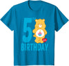 Care Bears Birthday Bear Celebrates A 5th Birthday T-Shirt - Sapphire Blue