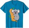 Charm's Children Clothing Cute Koala Bear T Shirt for Children | Kids Koala Bear Shirt T-Shirt - Sapphire Blue