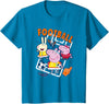 Peppa Pig Football Group Shot T-Shirt - Sapphire Blue