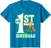 Children's My First Birthday Official Llama Llama Tee Shirt T-Shirt - Sapphire Blue
