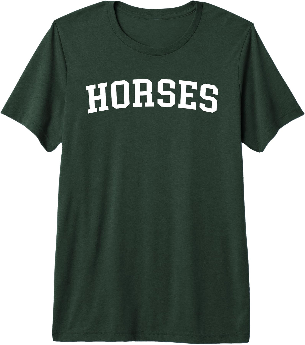 Horses - Designs Horses Premium Tri-Blend T-Shirt - Forest