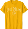 Pig Mom Typography Design Pig Mom Funny Athletic Lettering Pet Owner Mama T-Shirt - Golden Yellow