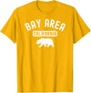 Cali Retro Tees Bay Area San Francisco Oakland Berkeley California 510 Bear T-Shirt - Golden Yellow