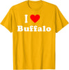 I Love Buffalo City NY Hometown Matching Classic T-Shirt - Golden Yellow