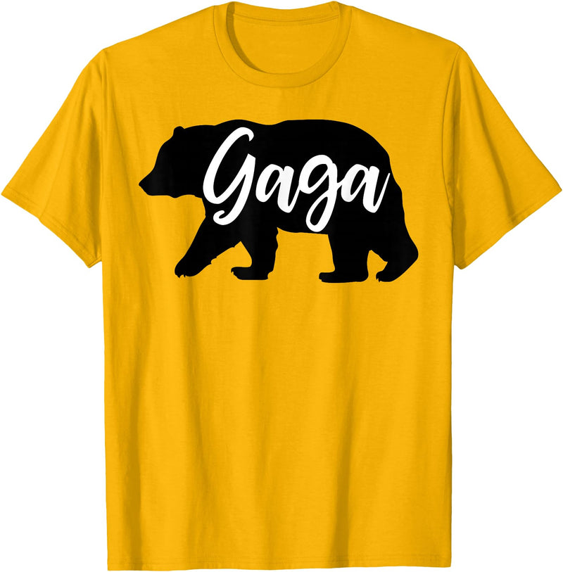 Aberdeen Family Bear T Shirt GaGa Bear shirt Matching Family Shirts Bear tshirts T-Shirt - Golden Yellow