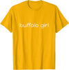 Classic Buffalo Hometowner Buffalo Girl American City Pride T-Shirt - Golden Yellow