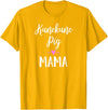 Angry Ant Graphics - Kunekune Pig Gifts Kune Kune Pig Gift for Women - Kunekune Pig Mama T-Shirt - Golden Yellow