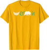 Shane's Brain Designs Funny T-Shirt - Grin And Bear It. T-Shirt - Golden Yellow