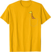 Africa Giraffe Gifts and Giraffe Sayings Cute Giraffe in Bag Cool Large Giraffe Large T-Shirt - Golden Yellow