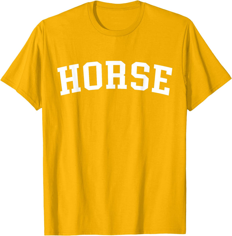 Horse - Style Horse T-Shirt - Straight - Golden Yellow