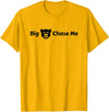 EatShirts Big Bear Chase Me Shirt Funny T-Shirt - Golden Yellow