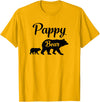 Pappy Gifts Pappy Bear Gift T-Shirt - Golden Yellow