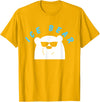Global Warming Awareness Arctic Winter Ice Ice Bear with Sunglasses Polar Bear Plunge T-Shirt - Golden Yellow