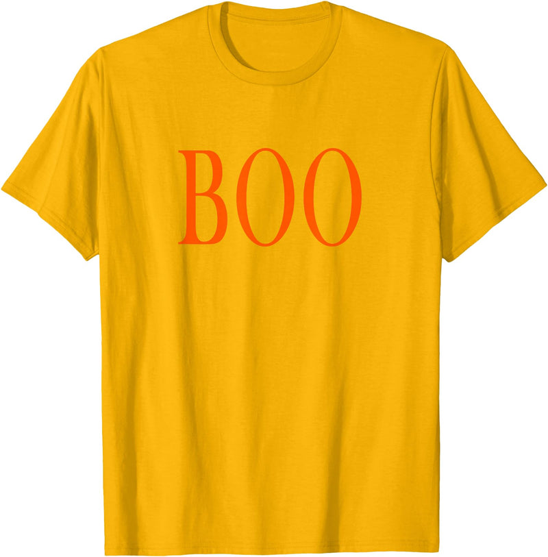Cool Funny One Word Phrase Tshirts Shirts That Say Boo T-Shirt - Golden Yellow