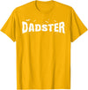 Dadster Matching Family Mom Dad Halloween Party Retro Vintage Dadster Couple Matching Family Mom Halloween T-Shirt - Golden