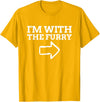 Furry Fandom Gifts I'm with The Furry T-Shirt - Golden Yellow
