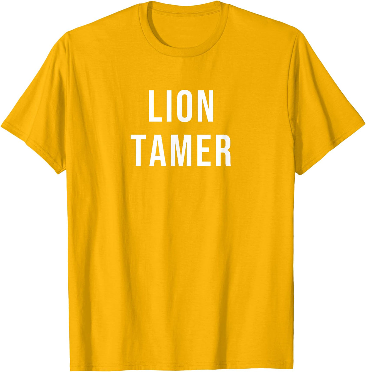 Lion Tamer T-Shirt - Golden Yellow