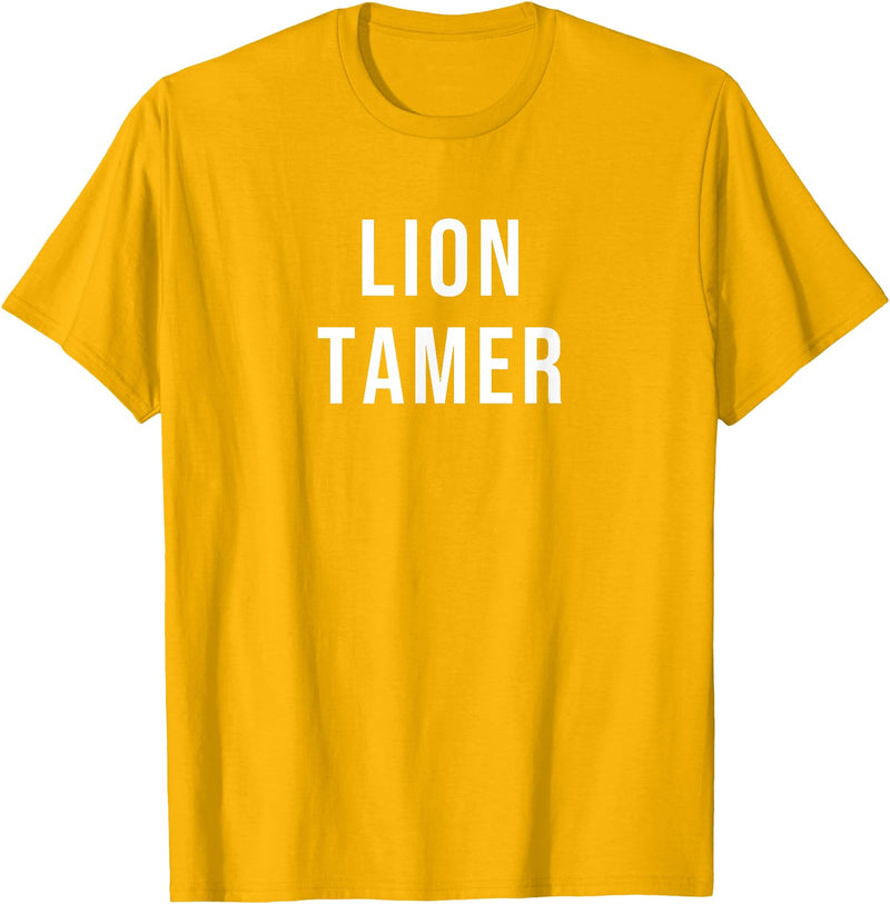 Lion Tamer T-Shirt - Golden Yellow