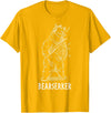 Viking Bear Warrior Lover Shirts Viking Bear Warrior Polar Brown Bear Berserkers T-Shirt T-Shirt - Golden Yellow