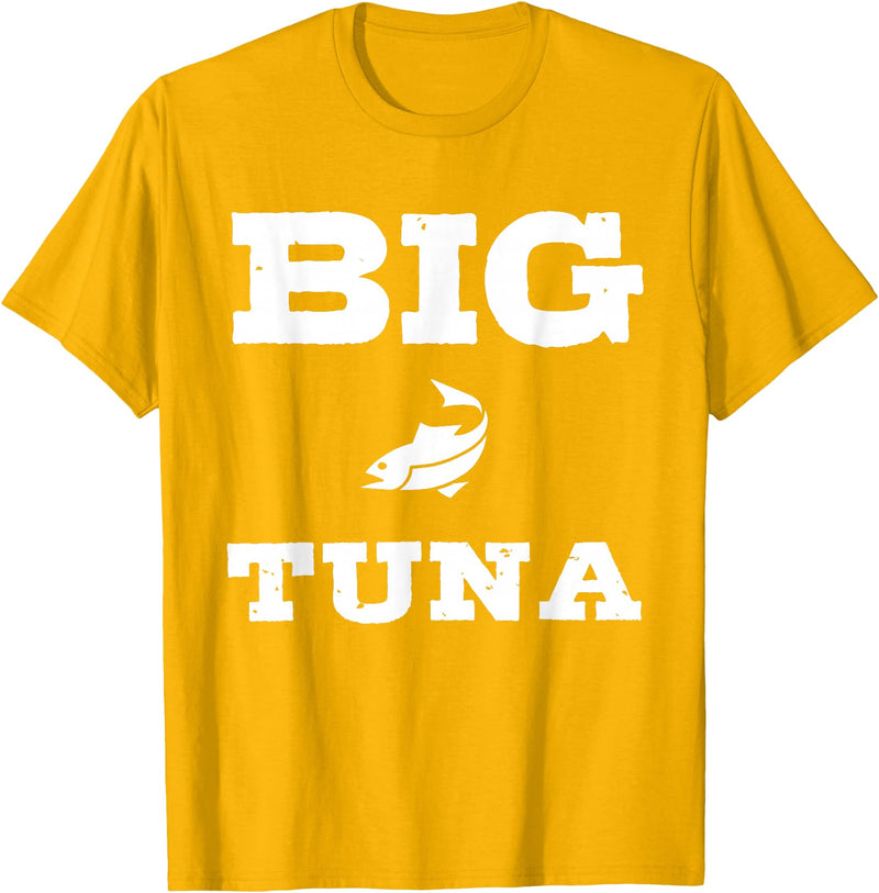 Pioneer Outdoor Tees Funny Nickname Office Tuna Fish - Big Tuna T-Shirt - Golden Yellow